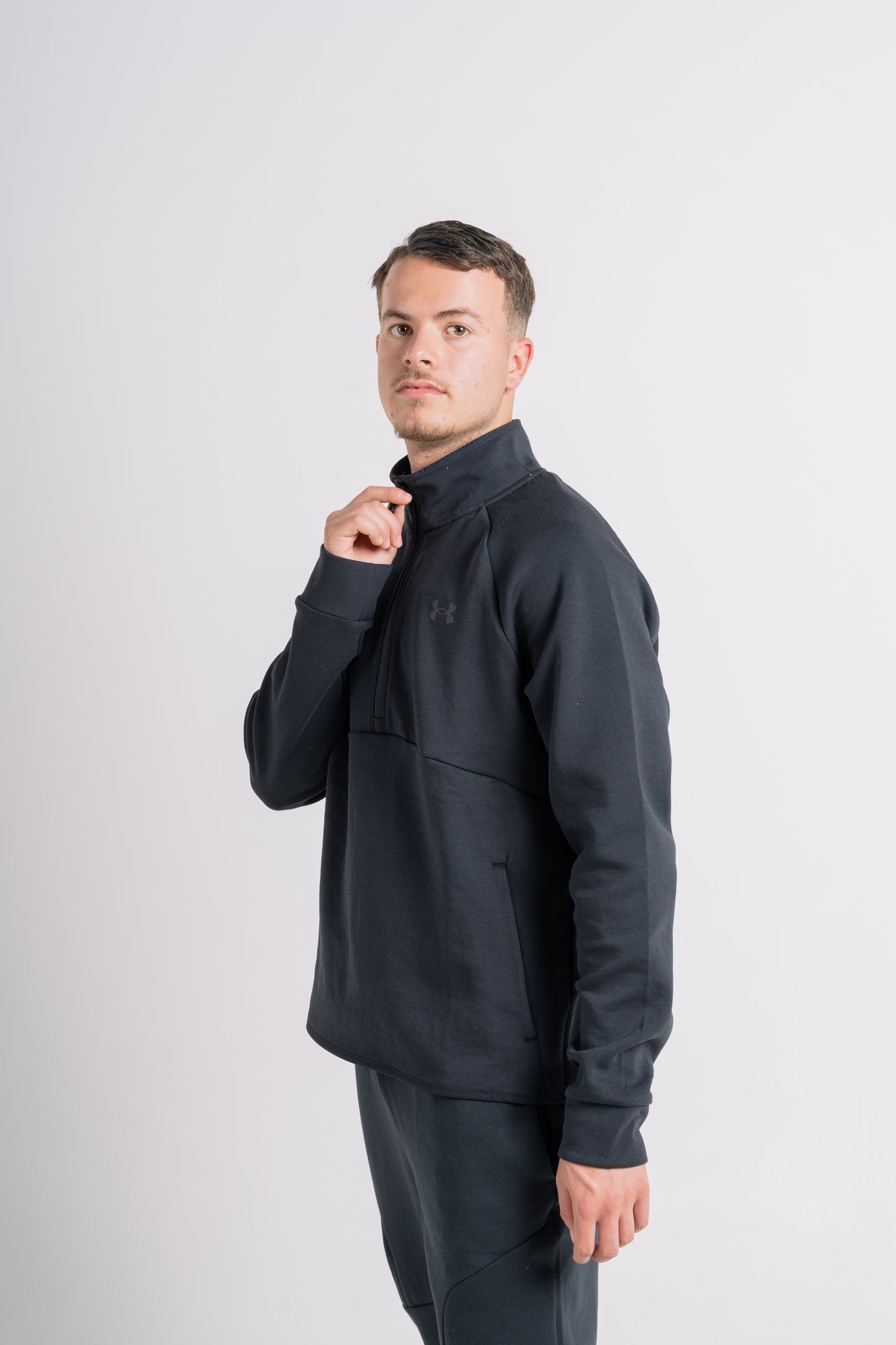 Sweat-shirt à col zip "Unstoppable"