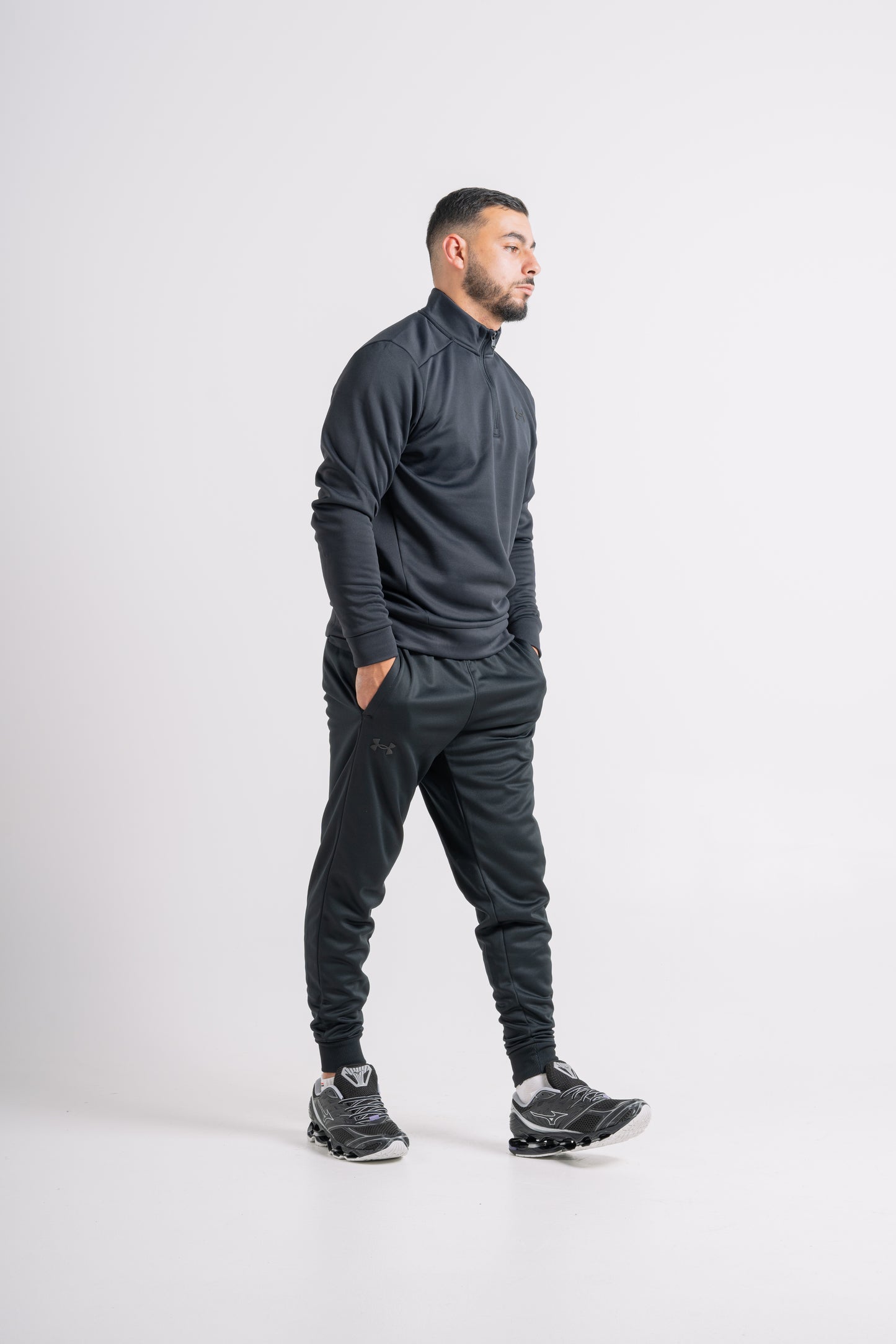 Haut de survêtement à col zip "Fleece"