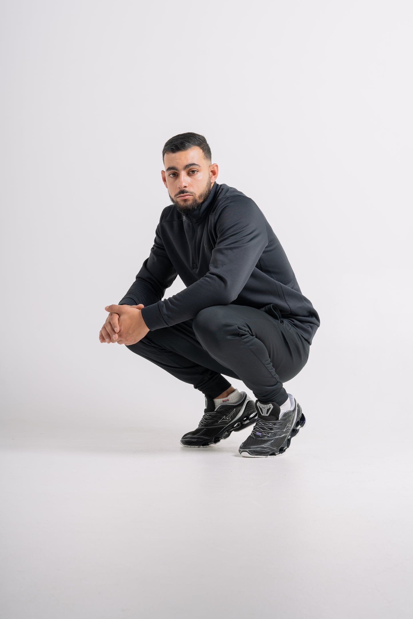 Haut de survêtement à col zip "Fleece"