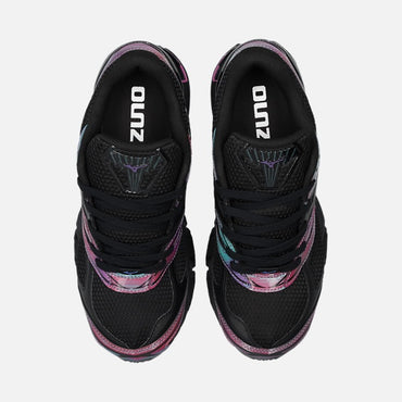 Mizuno Wave Prophecy LS chaussures running homme noir rose confort amorti